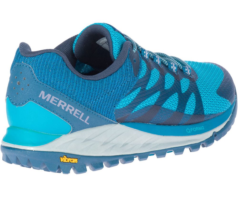 Buty Sportowe Merrell Damskie Niebieskie - Antora 2 - 150928-BDI